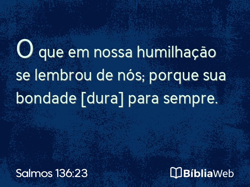 Salmos 136:23 em imagem para compartilhar