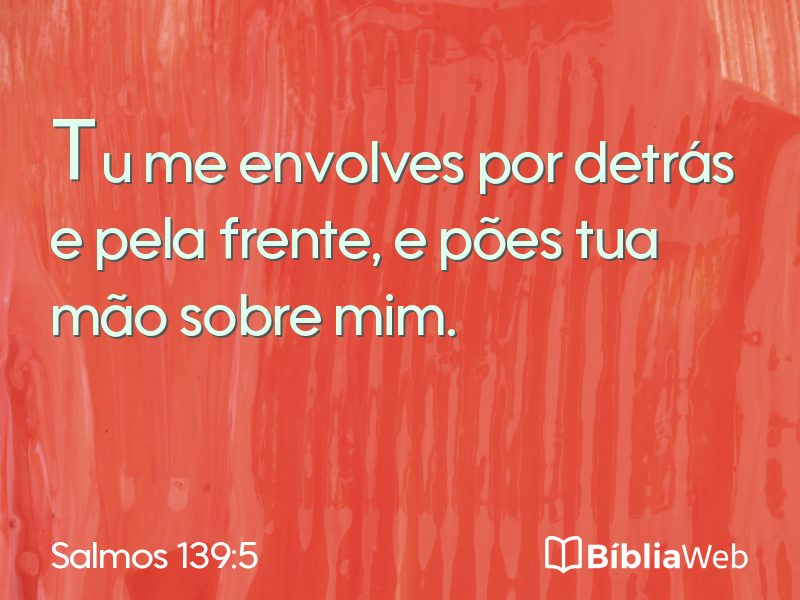 Salmos 139:5 em imagem para compartilhar