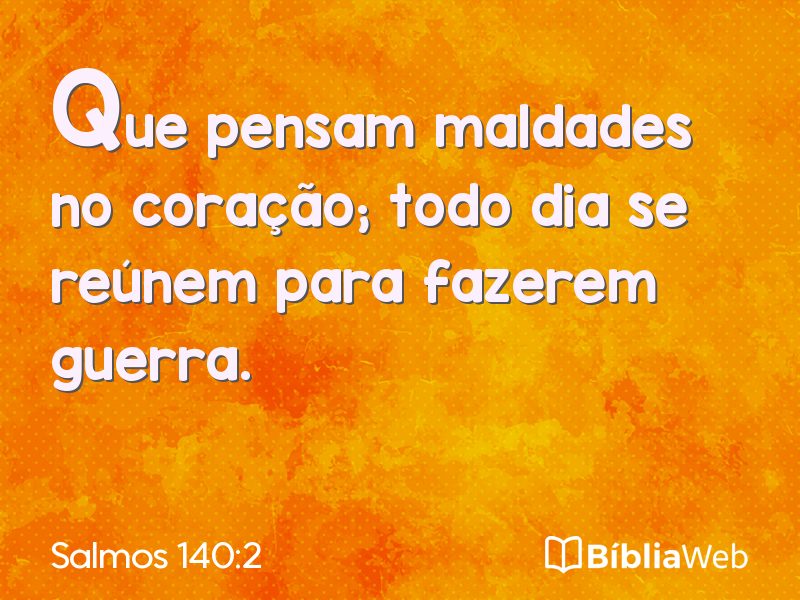 Salmos 140:2 em imagem para compartilhar