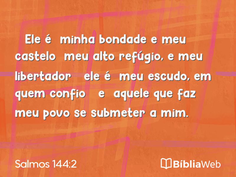 Salmos 144:2 em imagem para compartilhar