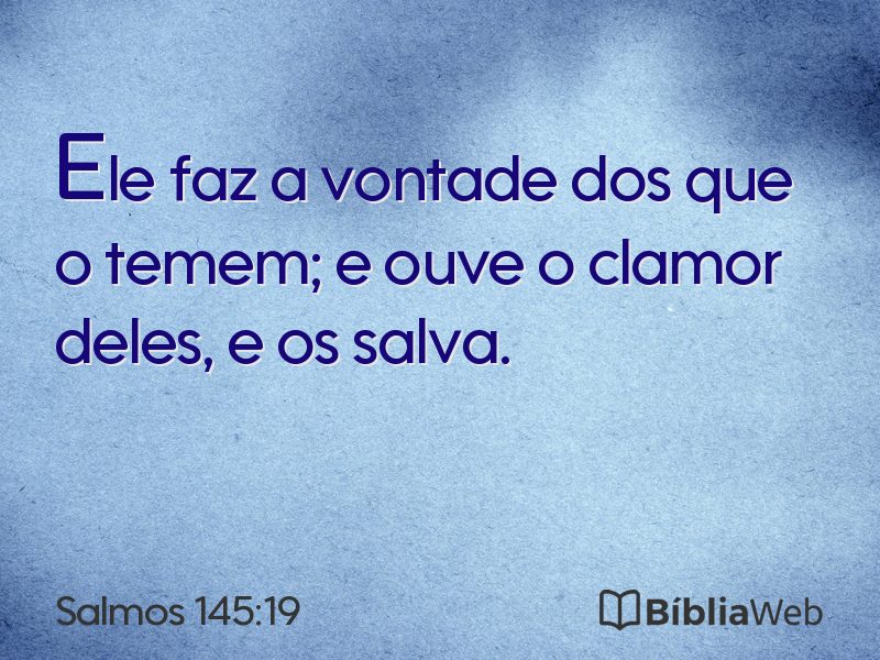 Salmos 145:19 em imagem para compartilhar