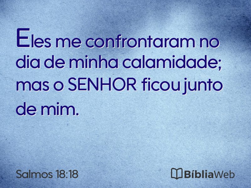 Salmos 18:18 em imagem para compartilhar