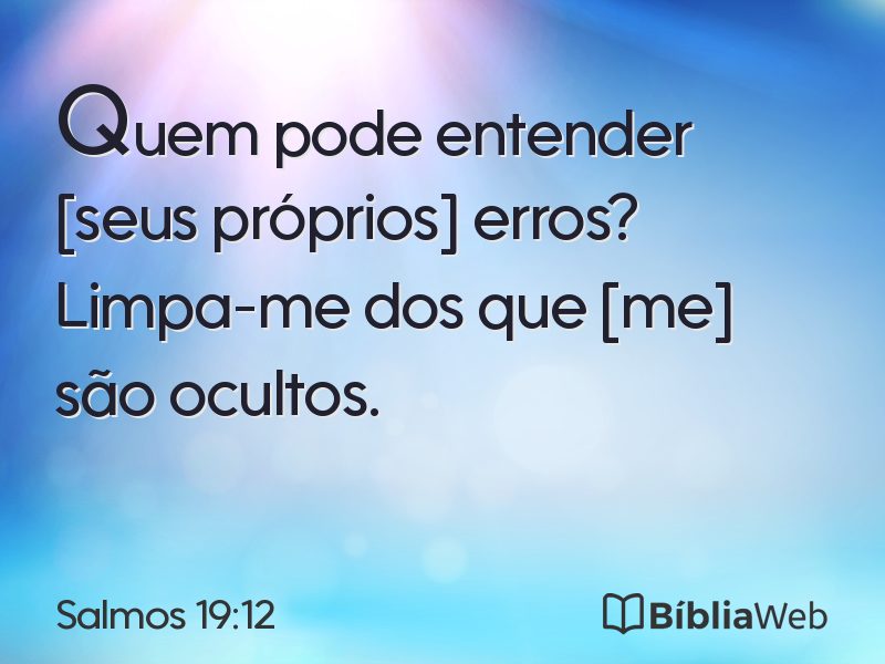 Salmos 19:12 em imagem para compartilhar
