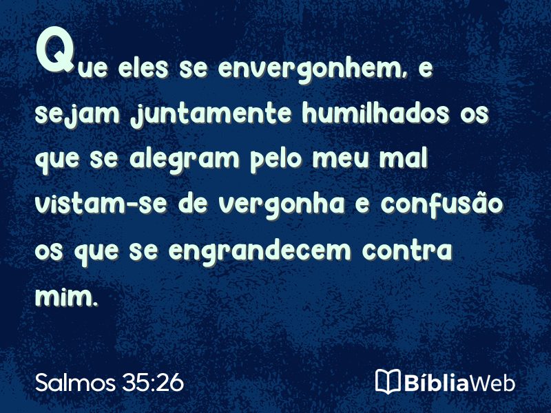 Salmos 35:26 em imagem para compartilhar