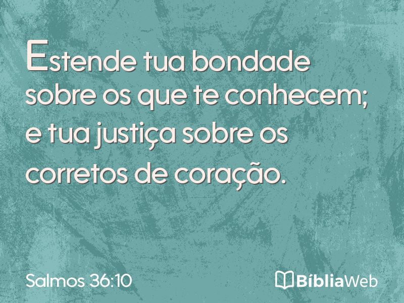 Salmos 36:10 em imagem para compartilhar