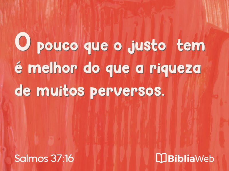 Salmos 37:16 em imagem para compartilhar