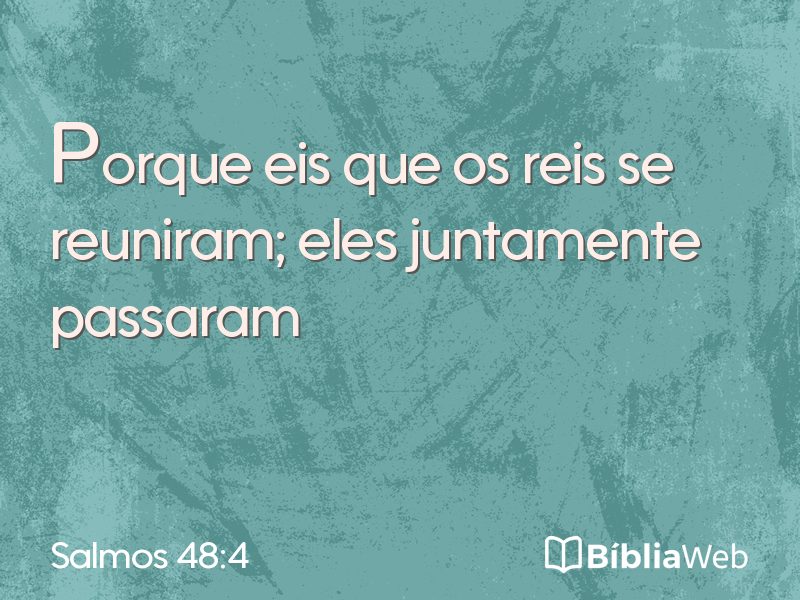 Salmos 48:4 em imagem para compartilhar