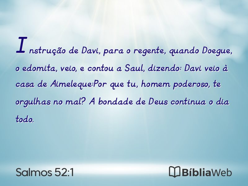 Salmos 52:1 em imagem para compartilhar
