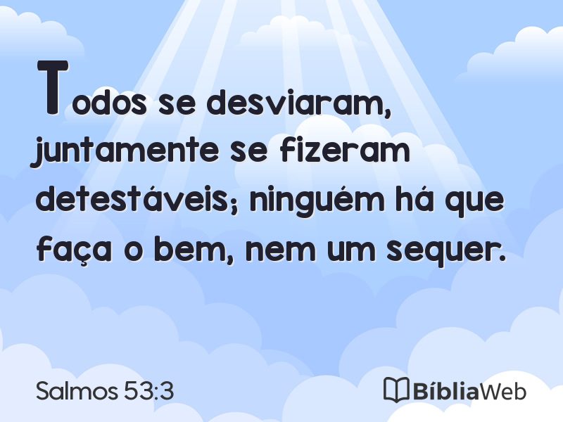 Salmos 53:3 em imagem para compartilhar