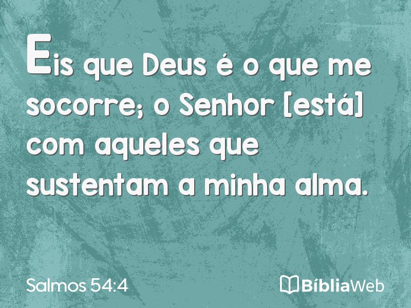 Salmos 54:4 em imagem para compartilhar