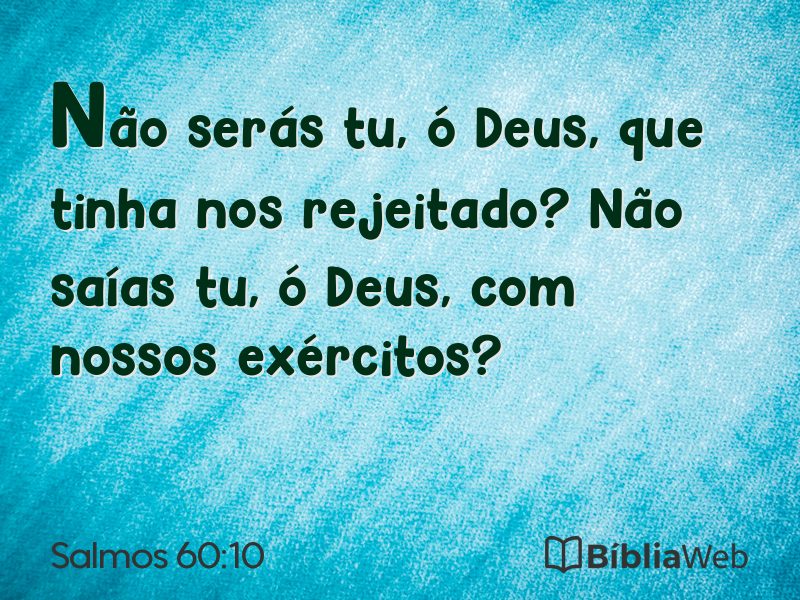 Salmos 60:10 em imagem para compartilhar