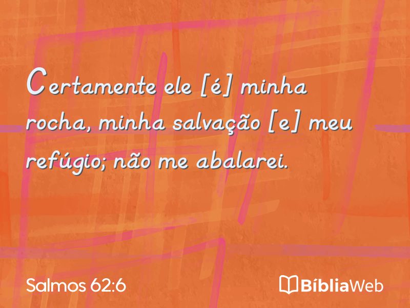Salmos 62:6 em imagem para compartilhar