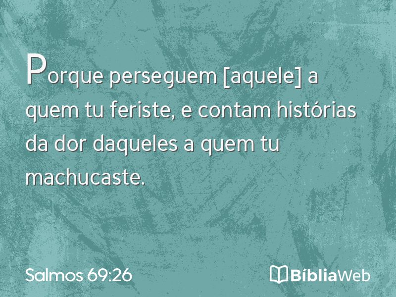 Salmos 69:26 em imagem para compartilhar