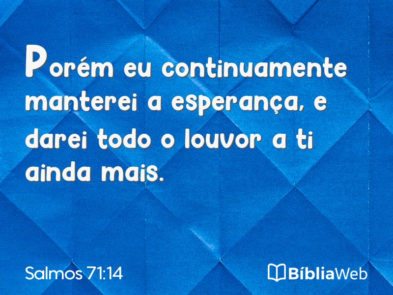 Salmos 71:14 em imagem para compartilhar