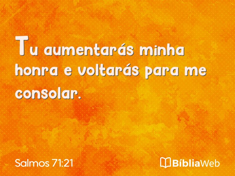 Salmos 71:21 em imagem para compartilhar