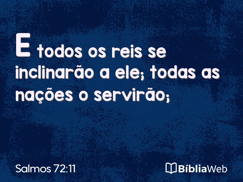 Salmos 72:11 em imagem para compartilhar