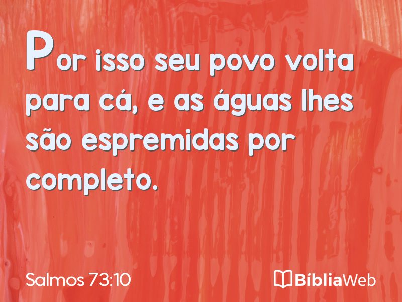 Salmos 73:10 em imagem para compartilhar