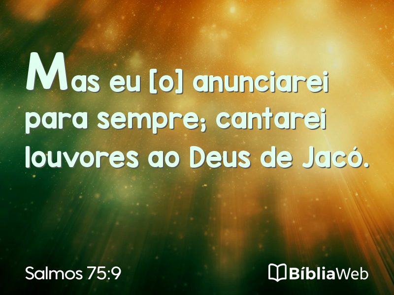 Salmos 75:9 em imagem para compartilhar