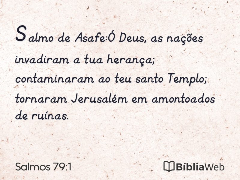 Salmos 79:1 em imagem para compartilhar