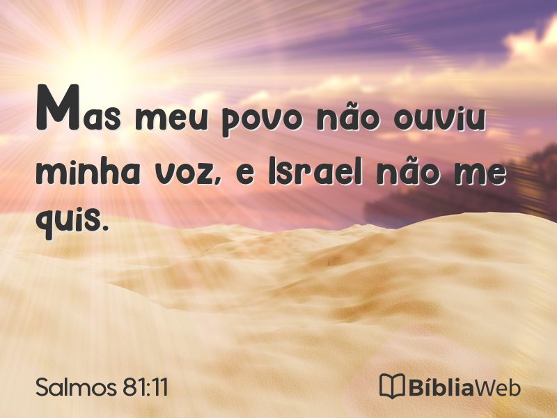 Salmos 81:11 em imagem para compartilhar