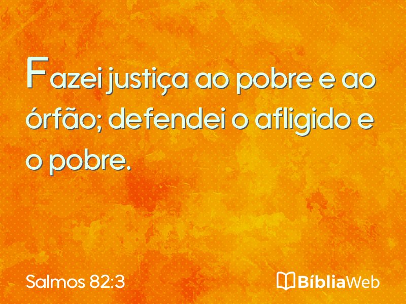 Salmos 82:3 em imagem para compartilhar
