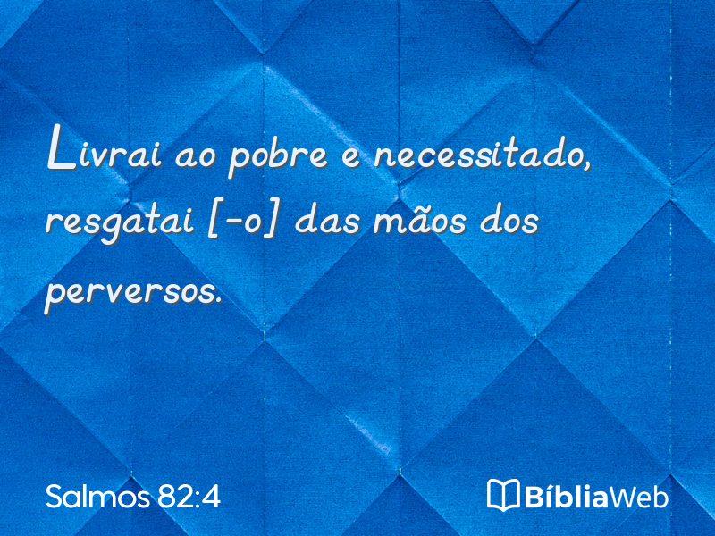 Salmos 82:4 em imagem para compartilhar