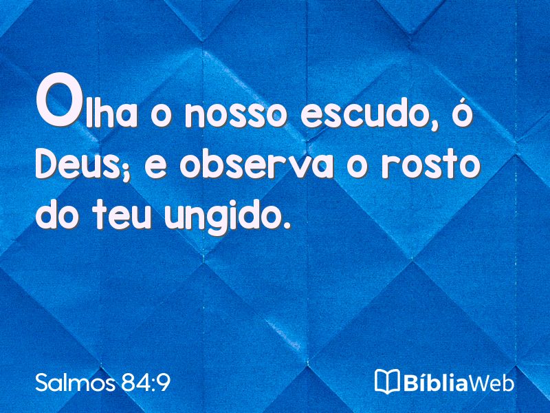 Salmos 84:9 em imagem para compartilhar