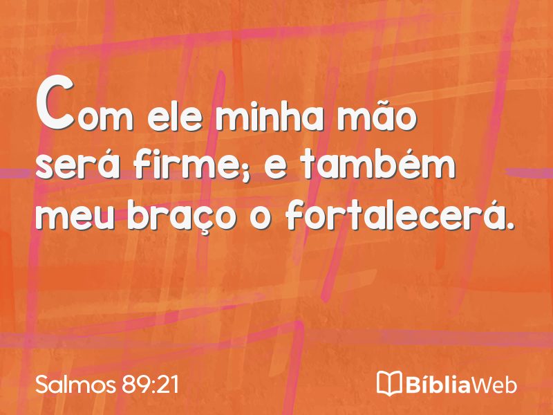 Salmos 89:21 em imagem para compartilhar