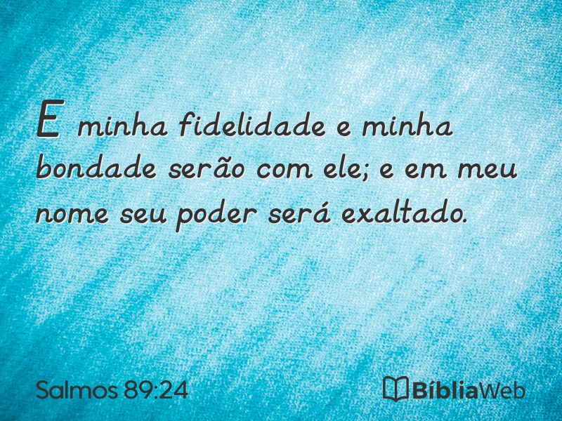 Salmos 89:24 em imagem para compartilhar