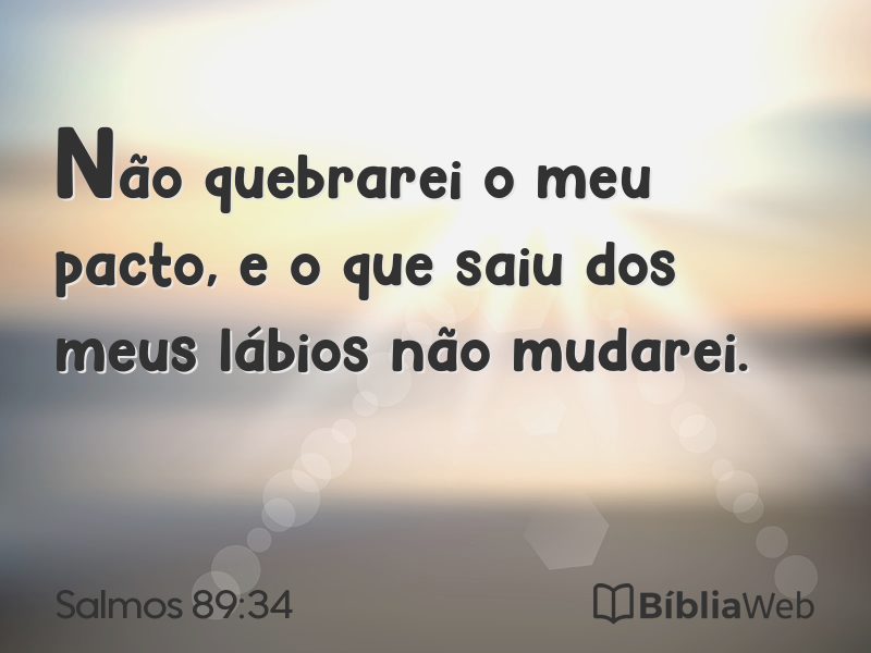 Salmos 89:34 em imagem para compartilhar