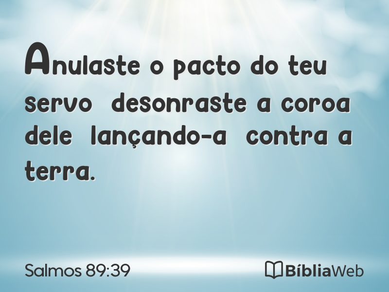Salmos 89:39 em imagem para compartilhar