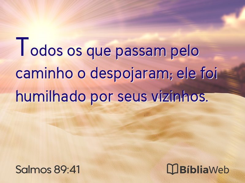 Salmos 89:41 em imagem para compartilhar
