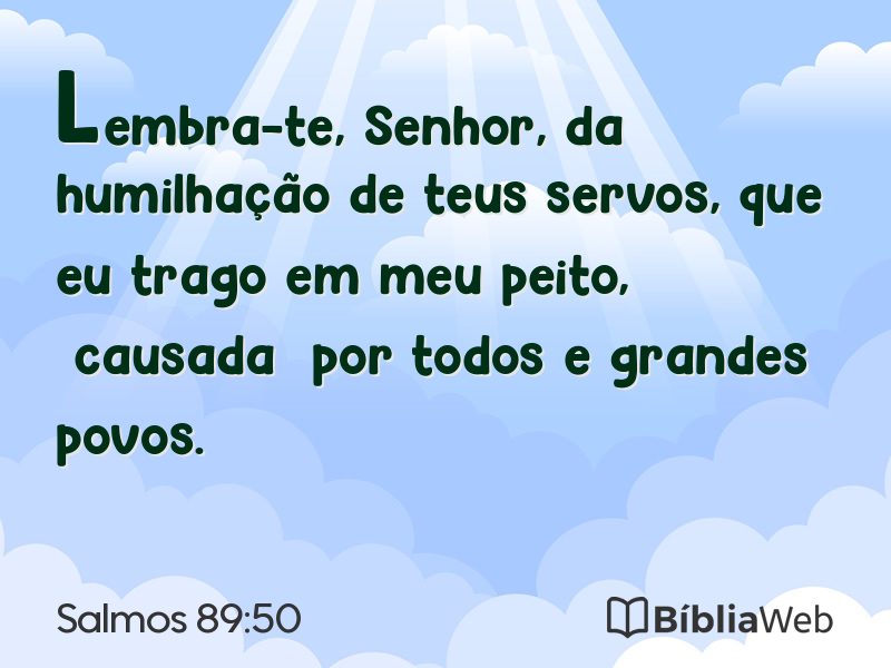 Salmos 89:50 em imagem para compartilhar