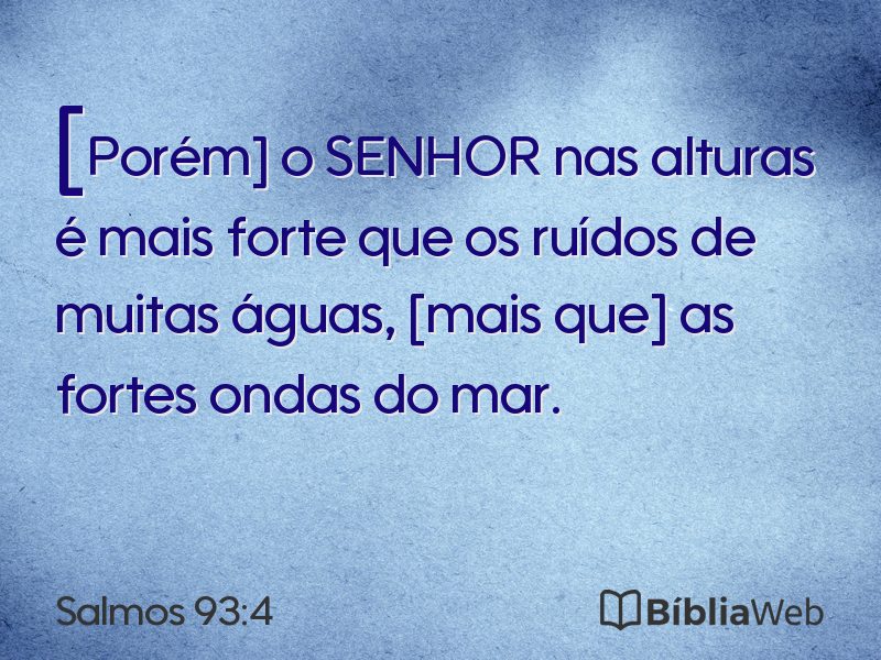 Salmos 93:4 em imagem para compartilhar