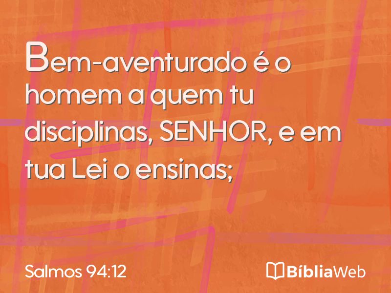 Salmos 94:12 em imagem para compartilhar
