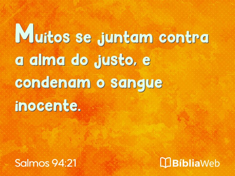 Salmos 94:21 em imagem para compartilhar