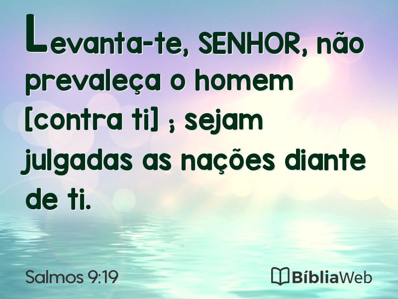 Salmos 9:19 em imagem para compartilhar
