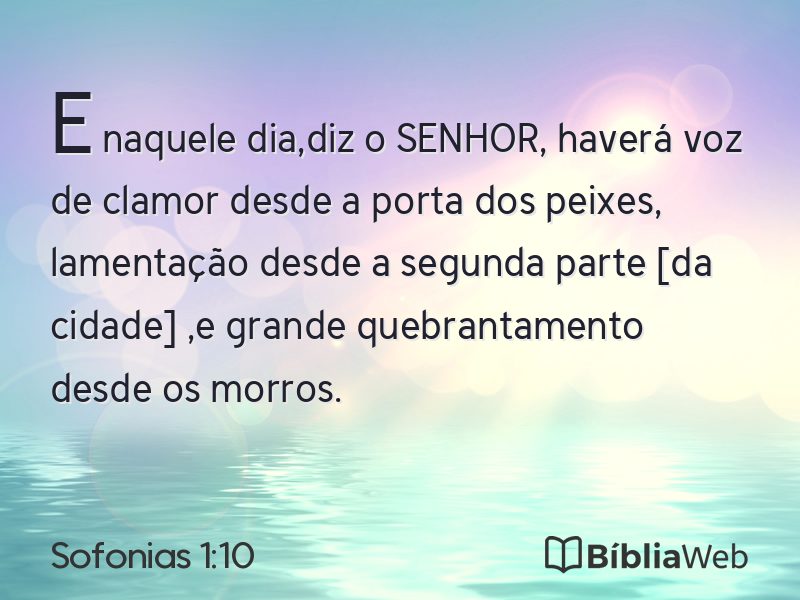 Sofonias 1:10 em imagem para compartilhar
