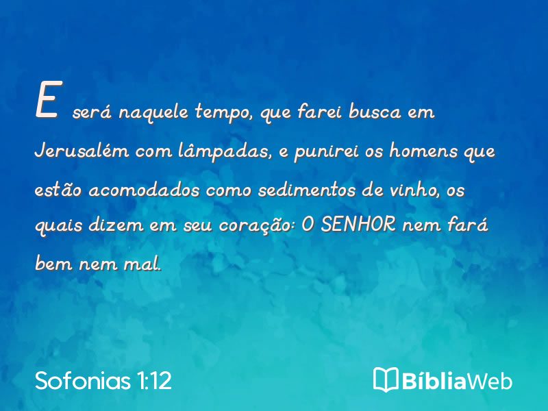 Sofonias 1:12 em imagem para compartilhar
