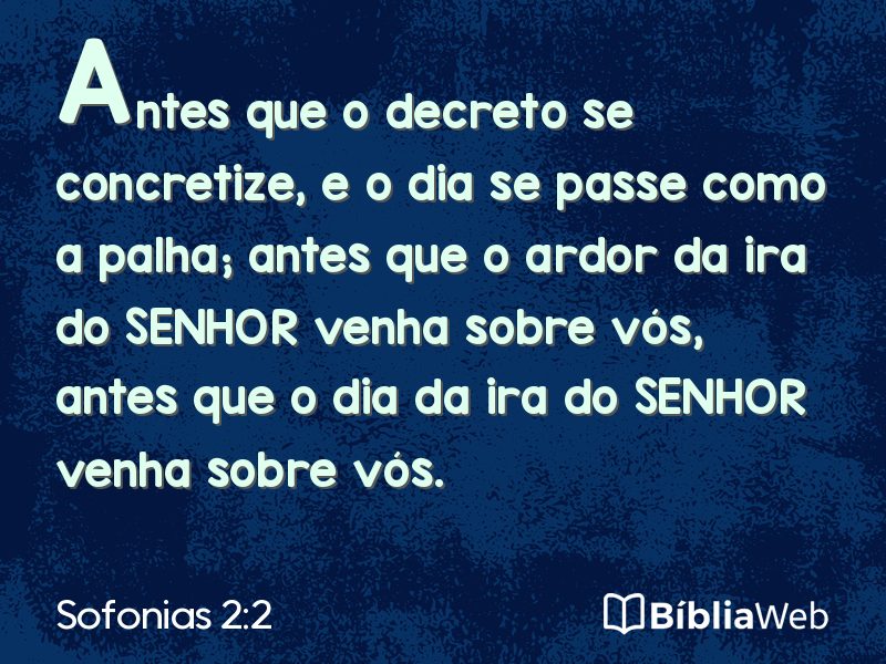 Sofonias 2:2 em imagem para compartilhar