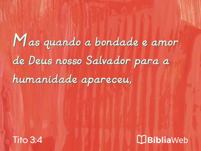 Tito 3:4 em imagem para compartilhar