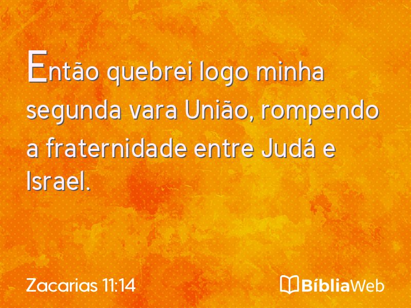 Zacarias 11:14 em imagem para compartilhar