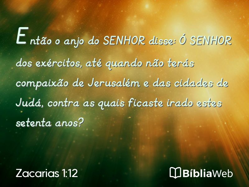 Zacarias 1:12 em imagem para compartilhar