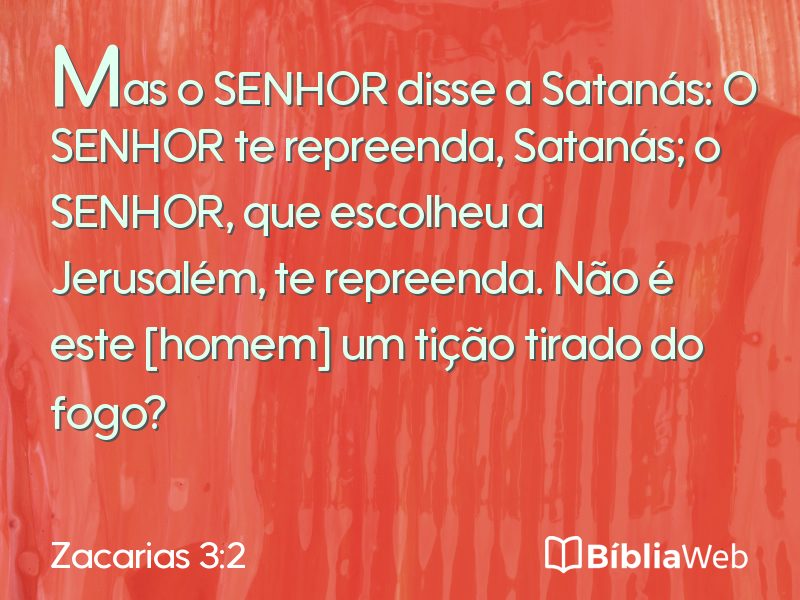 Zacarias 3:2 em imagem para compartilhar