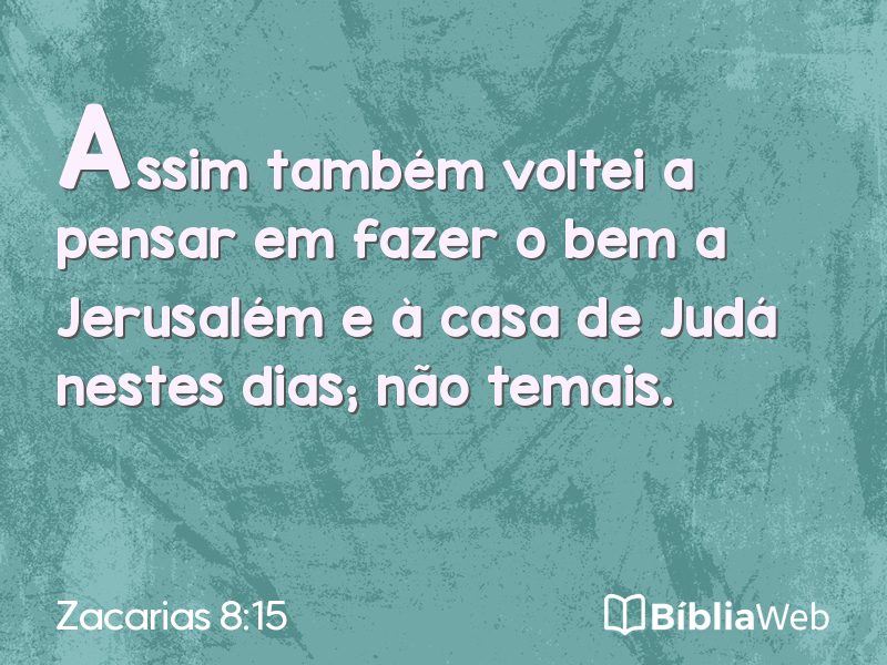 Zacarias 8:15 em imagem para compartilhar