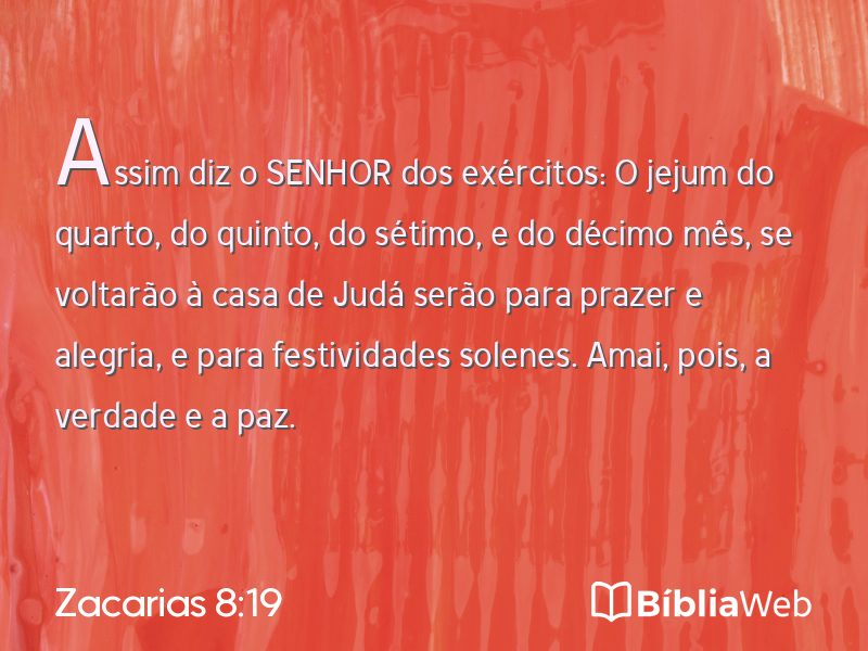 Zacarias 8:19 em imagem para compartilhar