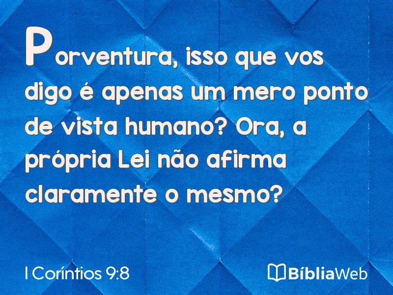 I Coríntios 9:8 em imagem para compartilhar