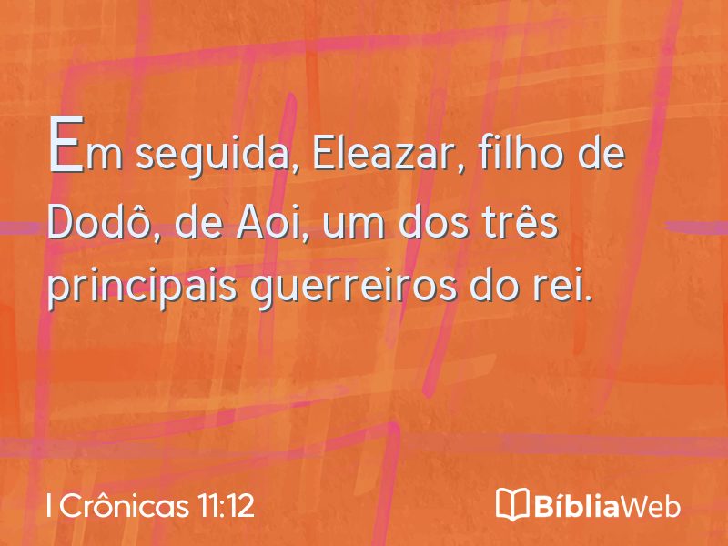 I Crônicas 11:12 em imagem para compartilhar