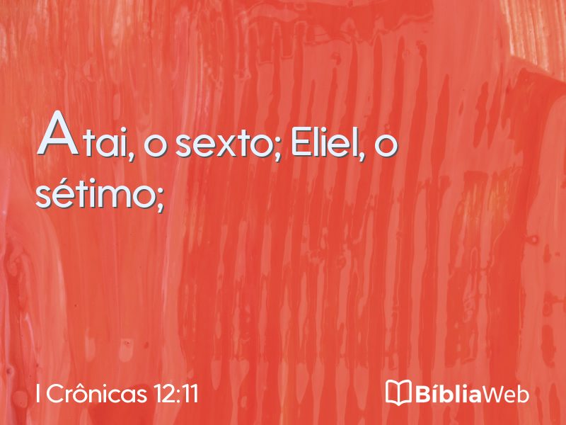 I Crônicas 12:11 em imagem para compartilhar