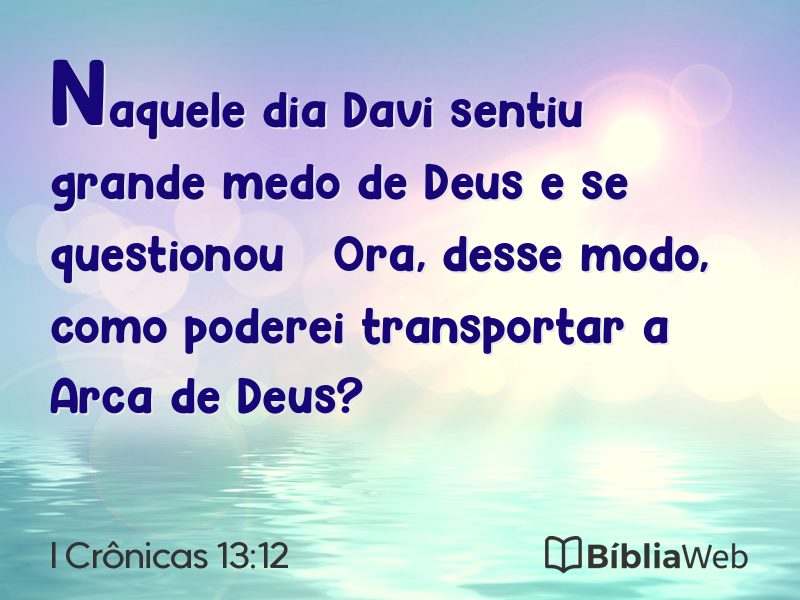 I Crônicas 13:12 em imagem para compartilhar